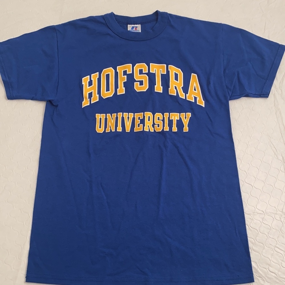 Russell Athletics Hofstra University Pride blue short sleeve logo t-shirt